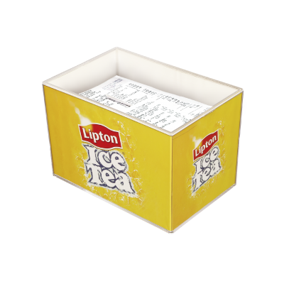 Schachtel für Kassenbons